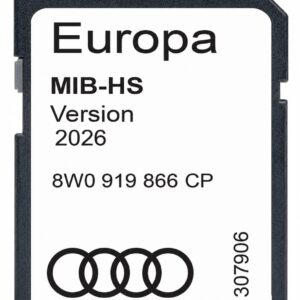 Audi MIB-HS NAVIGATIE KAART SD-KAART EUROPA 2026-2027
