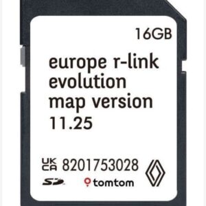 RENAULT R -LINK NAVIGATIE KAART UPDATE V11.25 SD KAART 2025