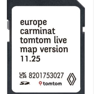 RENAULT CARMINAT LIVE SAT NAV KAART UPDATE SD KAART EUROPA 2025