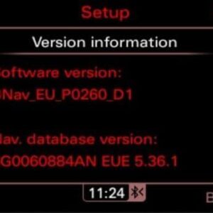 Audi MMI 3G Basic Navigatie Kaart Update EUROPA 2023/2024