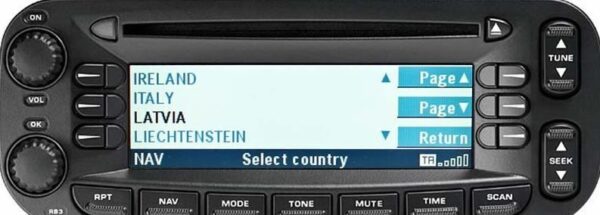 CHRYSLER/JEEP RB3 NAVIGATIE KAART UPDATE CD DISC EUROPA 2019