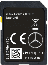 MERCEDES-BENZ GARMIN MAP PILOT A2189062204 V19 NAVIGATIE NAVIGATIE UPDATE SD KAART EUROPA 2023