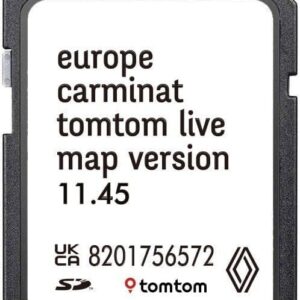 RENAULT CARMINAT LIVE SAT NAV KAART UPDATE 11.45 SD KAART EUROPA 2025/2026