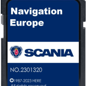 SCANIA NAVIGATIE KAART UPDATE SD KAART EUROPA 2024