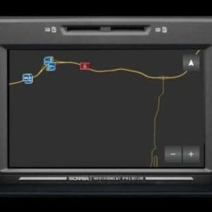 SCANIA NAVIGATIE KAART UPDATE SD KAART EUROPA 2024