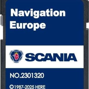 SCANIA NAVIGATIE KAART UPDATE SD KAART EUROPA 2025