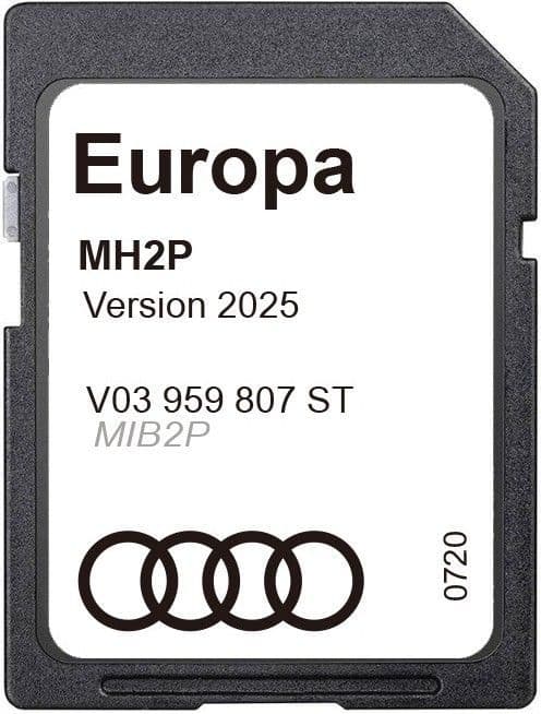 AUDI MMI 4G MH2P NAVIGATIE KAART SD-KAART EUROPA 2025