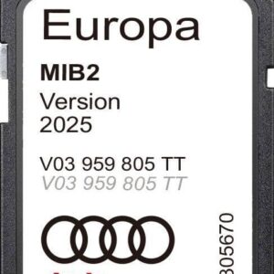 AUDI MMI 4G MIB2 NAVIGATIE KAART SD-KAART EUROPA 2026