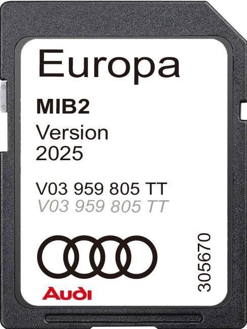 AUDI MMI 4G MIB2 NAVIGATIE KAART SD-KAART EUROPA 2026