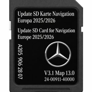 MERCEDES NTG5.5 AUDIO 20 NAVIGATIEKAART UPDATE SD-KAART EUROPA 2025/2026